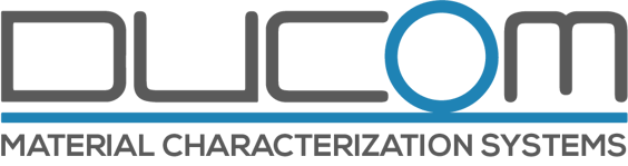 Ducom - Logo - Full - Vector (90 Gray and Light Blue-Inverted)