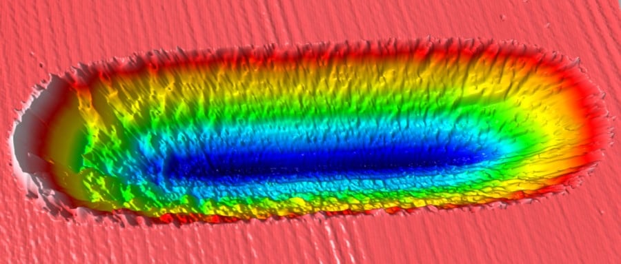 3D Profiler - Wear Scar 4