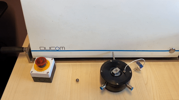 KRL Shear Stability Tester -Test Cup Set Up GIF